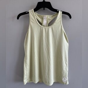 Reebok Women's lime green razerback workout Tank Top XS